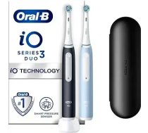 Oral B IO3 Electric Toothbrush DUO Black&Blue 2 Pc