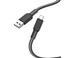Hoco X69 datu pārraides un uzlādes vads | USB-A uz Micro USB | 12W | 1m | melns, balts
