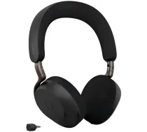 JABRA Evolve3 75, MS, Link390c, Black, WLC Chrg