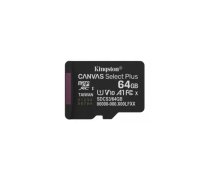 Kingston *microSD 64GB Canvas Select+ G3 100MB/s Adapt