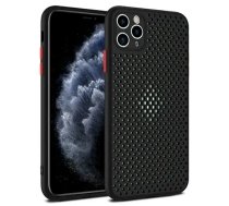 Fusion Breathe Case Silikona Aizsargapvalks Priekš Samsung G980 Galaxy S20 Melns
