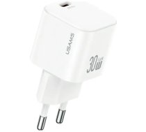 USAMS JO Series CC262 tīkla lādētājs | 30W | USB-C | balts ar USB-C 1.0m vads komplektā