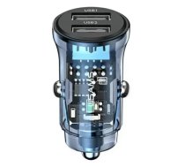 USAMS C31 CC162CC02 automašīnas lādētājs | 15W | QC | USB-A | zils
