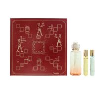 Set Cartier: Rivieres de Cartier Insouciance, Eau De Toilette, Unisex, 100 ml + Rivieres de Cartier Luxuriance, Eau De Toilette, Unisex, 10 ml + Allegresse, Eau De Toilette, Unisex, 10 ml