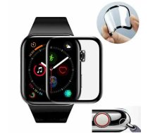 Fusion ceramic glass 9D aizsargstikls pilnam ekrānam Apple Watch 1 | 2 | 3 42mm melns