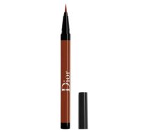 Christian Dior, Diorshow On Stage, Waterproof, Ultra-Flexible Felt Tip, Intense Color, Liquid Eyeliner, 676, Satin Rust, 0.55 ml