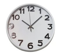 Pulkstenis sienas 30cm, balts
