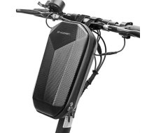Wozinsky waterproof scooter handlebar bag 4l handlebar bag black (WSB2BK)