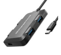 Qoltec Hub Adapter USB-C 3.1 5in1 | 4x USB 3.0 | micro USB