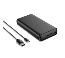 Veger T100 (W2032C-100) ārējais akumulators (powerbank) | 20 000 mAh | 100W | PD, QC | USB-A, USB-C | melns