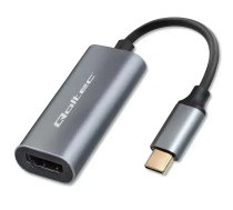 Qoltec Aluminium Adapter USB-C 3.1 MHL to HDMI 4K | 60Hz | 32AWG for Laptop Smartphone