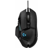 Logitech G502 Hero spēļu pele datoram | LED | 25600 DPI | USB | melna
