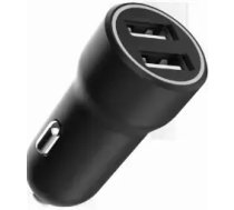 Gembird 2-portu USB auto lādētājs Melns