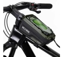 WILDMAN traveling bag for bike frame with zipper 1L (4 "- 7") GX200 green