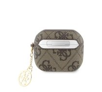 Guess 4G PU Charm Case for AirPods 3 Brown