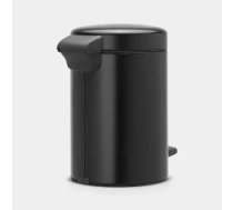 BRABANTIA atkritumu tvertne ar pedāli NewIcon, 3 l, Matt Black