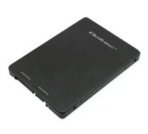 Qoltec Aluminum Adapter for M.2 SSD | SATA NGFF to SATA III | 2TB | Super speed 6Gb/s | Black
