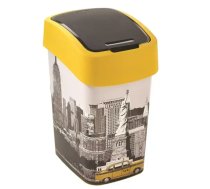 Atkritumu spainis Deco Flip Bin 25L New York