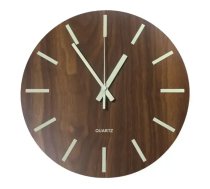Pulkstenis sienas luminiscējošs 30cm, MDF