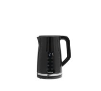 Huslog grooved kettle with touch panel black 1,7L 2200W