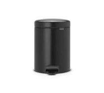 BRABANTIA atkritumu tvertne ar pedāli NewIcon, 5 l, Matt Black