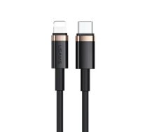 USAMS U63 SJ484USB01 datu pārraides un uzlādes vads | USB-C uz Lightning | 20W | 1.2m | melns, balts