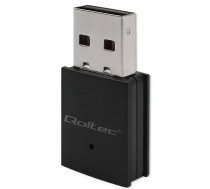 Qoltec Wireless Ultra High Speed Mini Adapter WiFi | Standard AC | BT 4.0 | USB 2.0 | 600Mbps