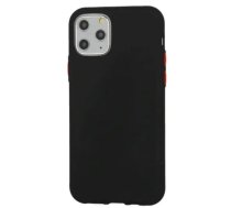 Fusion Solid Case Silikona Aizsargapvalks Priekš Samsung G980 Galaxy S20 Melns
