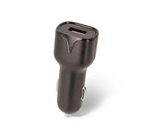Setty automašīnas lādētājs | 12W | USB-A, Micro USB | ar Micro USB vadu komplektā | melns
