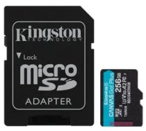 Atmiņas karte Kingston microSDXC Canvas Go Plus Gen4 256GB