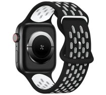 Beline pasek Apple Watch New Sport Silicone 42|44|45|49mm czarno-biały black|white box