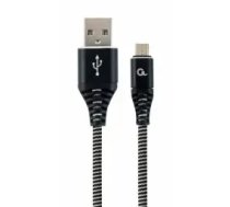 Gembird datu pārraides un uzlādes vads | USB-A uz Micro USB | 2m | melns, balts