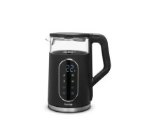 Huslog glass kettle wit touch panel black 1,7L 2200W