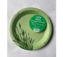 Ekoloģiski papīra šķīvji Reed Go Green Ø18cm 10 gab./ 0,07kg