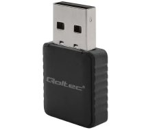 Qoltec Wireless Ultra fast DUAL mini WiFi adapter 2 x 2dBi | Standard AC | USB 3.0 | 1300Mbps