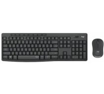 Logitech MK295 Silent - keyboard and mouse set - Russian - graphite Input Device