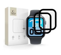 SZKŁO HYBRYDOWE TECH-PROTECT GLASS FLEX+ 2-PACK APPLE WATCH 4 | 5 | 6 | SE 1 | 2 | 3 (44MM) BLACK