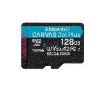 Kingston memory card 128GB microSDXC Canvas Go Plus Gen4 200MB/s A2 U3 V30