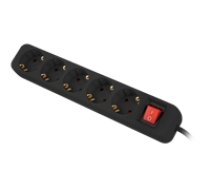 LANBERG Power strip 5x Shuko 1.5m black (PS1-05F-0150-BK)