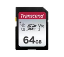 TRANSCEND 64GB UHS-I U3 SD Card TLC (TS64GSDC300S)