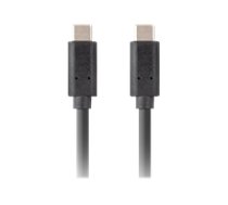 LANBERG Cable USB-C M/M 3.2 Gen2 1m PD (CA-CMCM-32CU-0010-BK)