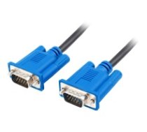 LANBERG Cable VGA M/M 3m ferrite (CA-VGAC-10CU-0030-BK)