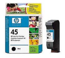 Hewlett Packard NO 45 BLACK INK CARTRIDGE, 42ML 51645AE#ABB 0088698200292