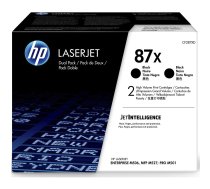 Hewlett Packard TONER CARTRIDGE 87X BLACK DUAL PACK CF287XD 0190780576083