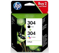 Hewlett Packard HP 304 INK CARTRIDGE COMBO 2-PACK 3JB05AE 0192545191432