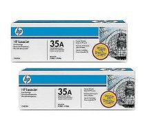 Hewlett Packard Toner Black 35A for LaserJet P1005/P1006,doublepack (2x1.500 pages) CB435AD 0884962022351