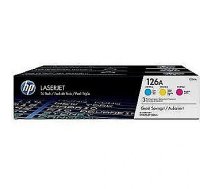 Hewlett Packard HP 126A for Color LaserJet CP1025 series C,Y,M (1.000 pages each) CF341A 0886112385606