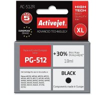 ActiveJet AC-512R Ink cartridge (replacement for Canon PG-512; Premium; 18 ml; black) AC-512R 5901452157937