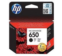 Hewlett Packard HP 650 Black Original Ink Advantage Cartridge (360 pages) CZ101AE 886112545987