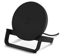 Belkin 10W WIRELESS CHARGING STAND WITH PSU & MICRO USB CABLE BLACK WIB001VFBK 0745883795222